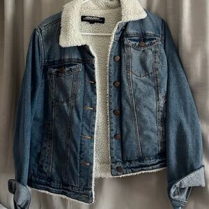 Denim Shearling Jacket